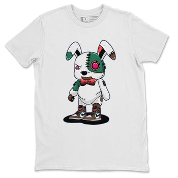 Jordan 1 Hand Crafted Sneaker Match Tees Cyborg Bunny Sneaker Tees Jordan 1 Hand Crafted Sneaker Release Tees Unisex Shirts