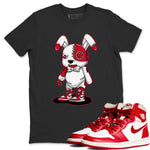 Jordan 1 Newstalgia Sneaker Match Tees Cyborg Bunny Sneaker Tees Jordan 1 Newstalgia Sneaker Release Tees Unisex Shirts