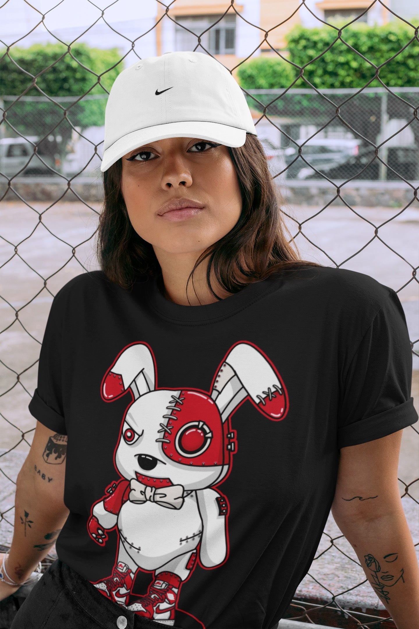 Jordan 1 Newstalgia Sneaker Match Tees Cyborg Bunny Sneaker Tees Jordan 1 Newstalgia Sneaker Release Tees Unisex Shirts