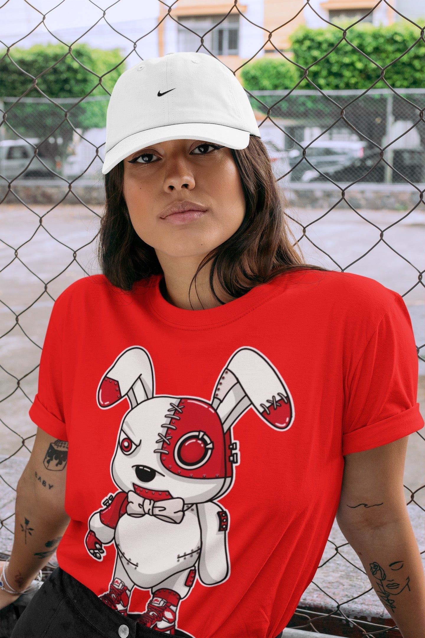 Jordan 1 Newstalgia Sneaker Match Tees Cyborg Bunny Sneaker Tees Jordan 1 Newstalgia Sneaker Release Tees Unisex Shirts