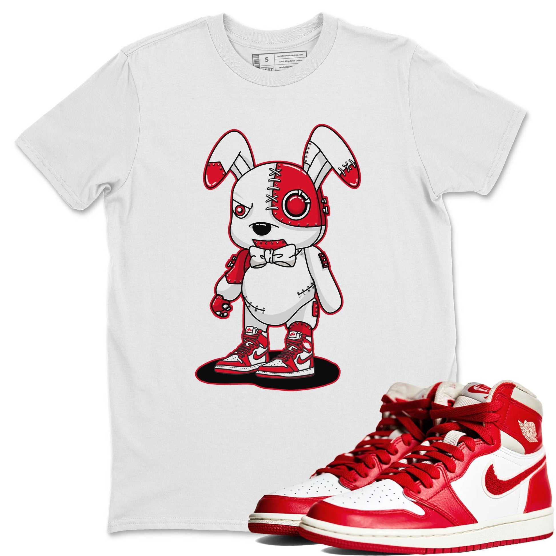 Jordan 1 Newstalgia Sneaker Match Tees Cyborg Bunny Sneaker Tees Jordan 1 Newstalgia Sneaker Release Tees Unisex Shirts