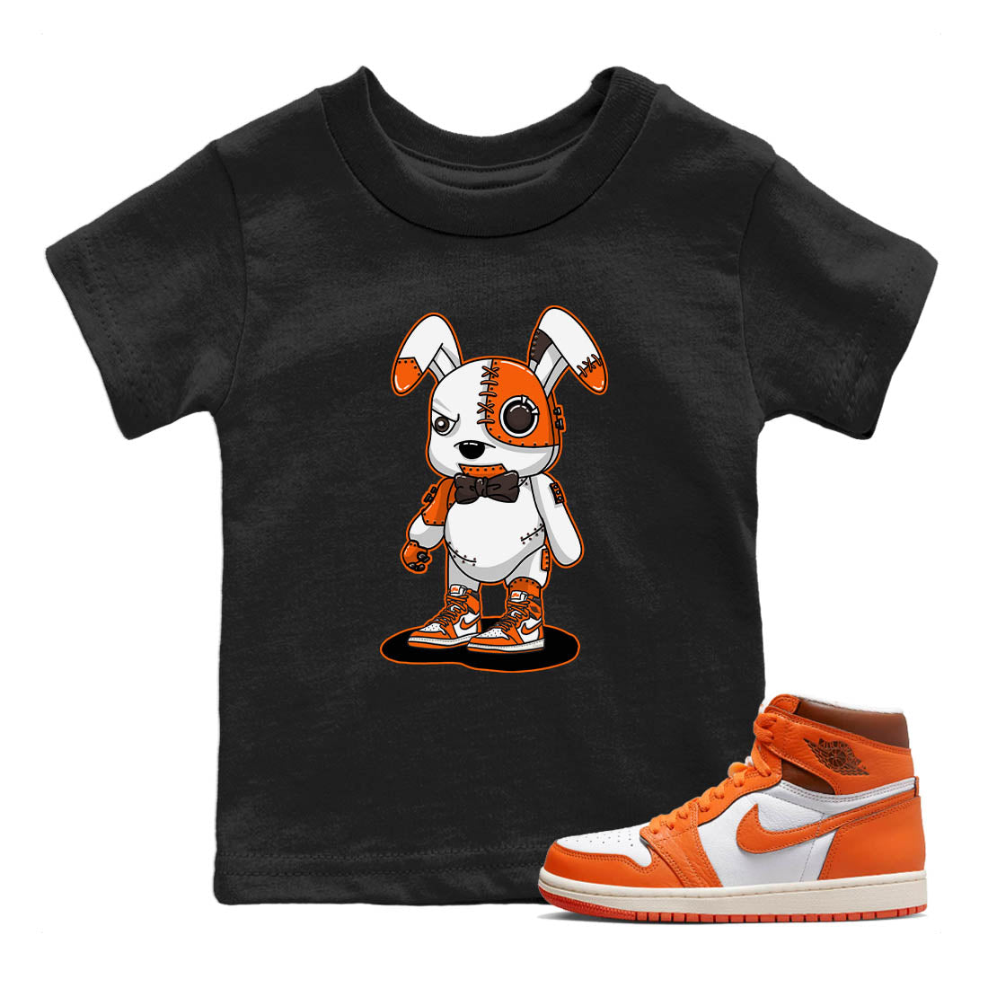 Jordan 1 Starfish Sneaker Match Tees Cyborg Bunny Sneaker Tees Jordan 1 Starfish Sneaker Release Tees Kids Shirts