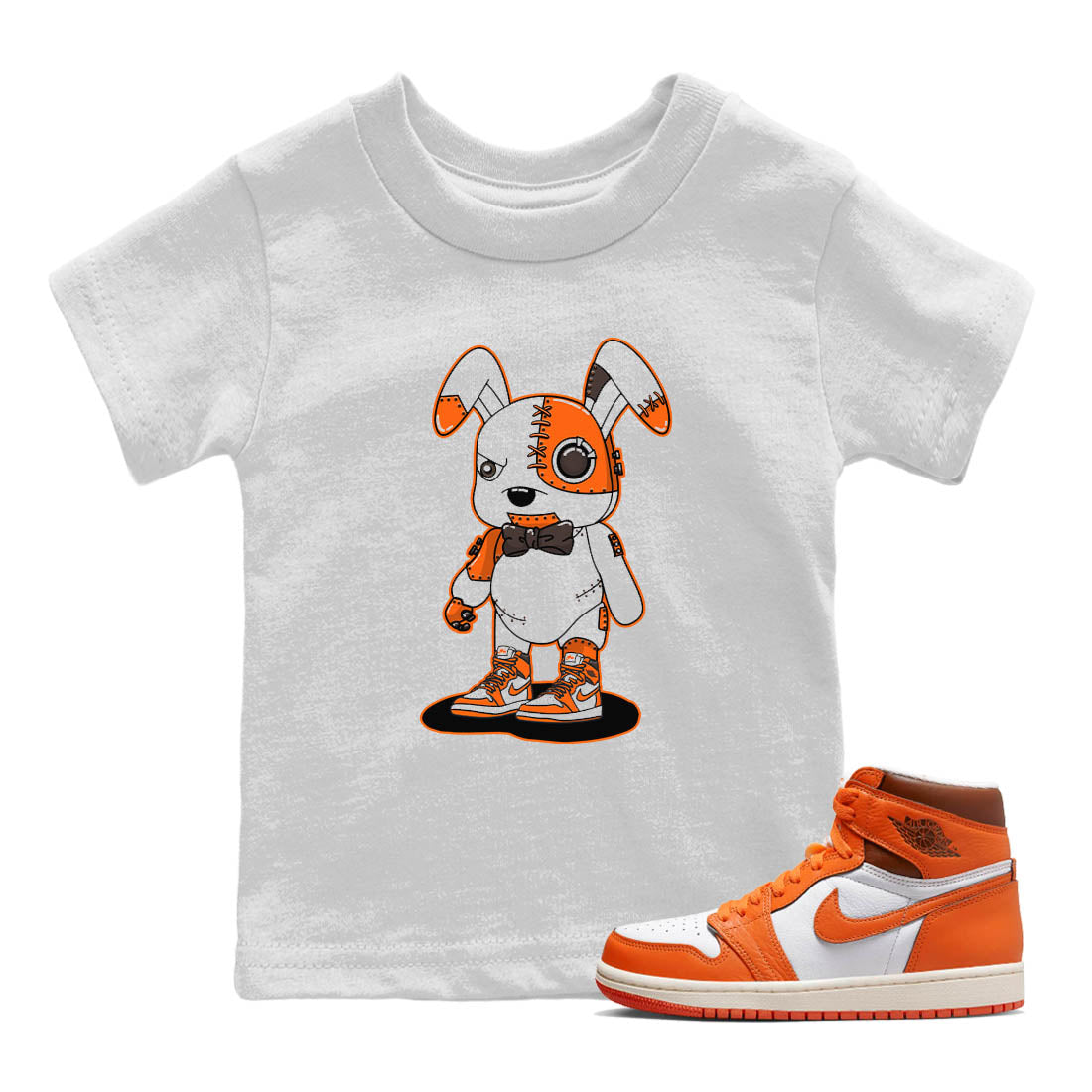 Jordan 1 Starfish Sneaker Match Tees Cyborg Bunny Sneaker Tees Jordan 1 Starfish Sneaker Release Tees Kids Shirts