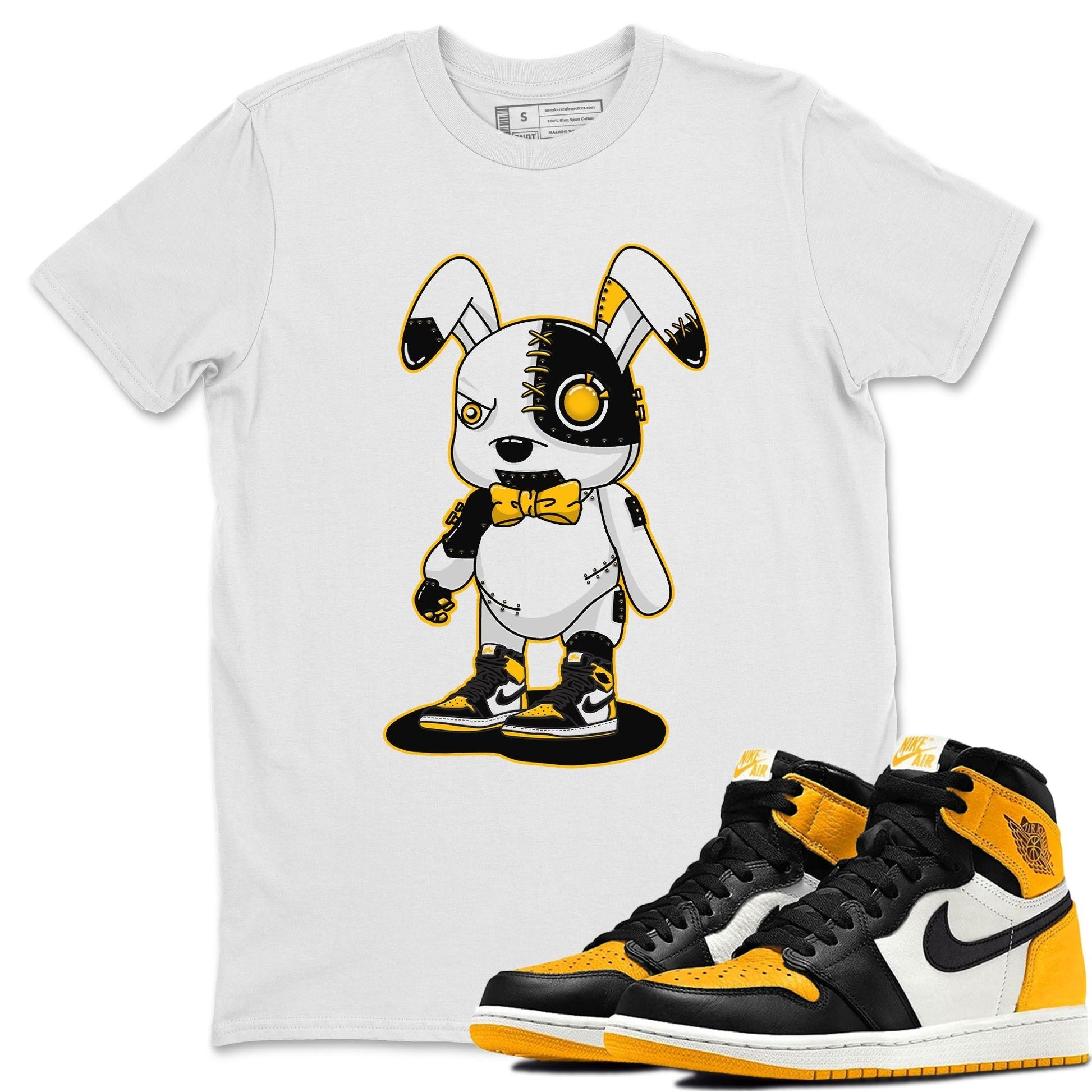 Jordan 1 Taxi Sneaker Match Tees Cyborg Bunny Sneaker Tees Jordan 1 Taxi Sneaker Release Tees Unisex Shirts