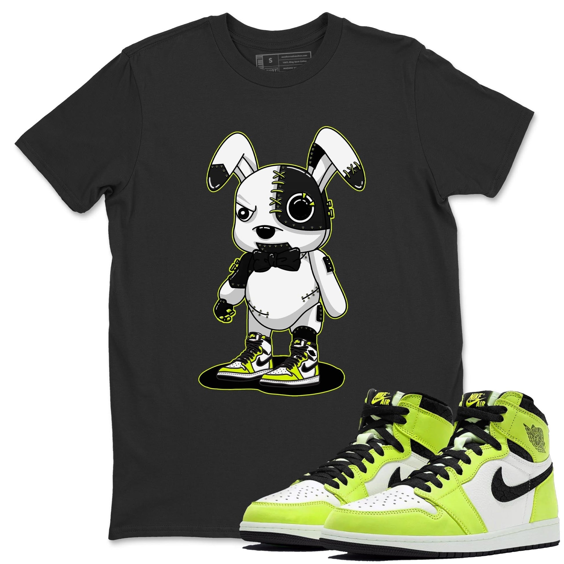 Jordan 1 Visionaire Sneaker Match Tees Cyborg Bunny Sneaker Tees Jordan 1 Visionaire Sneaker Release Tees Unisex Shirts
