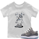 Jordan 11 Cool Grey Sneaker Match Tees Cyborg Bunny Sneaker Tees Jordan 11 Cool Grey Sneaker Release Tees Kids Shirts