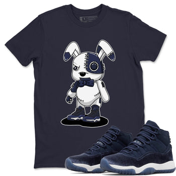 Jordan 11 Midnight Navy Sneaker Match Tees Cyborg Bunny Sneaker Tees Jordan 11 Midnight Navy Sneaker Release Tees Unisex Shirts