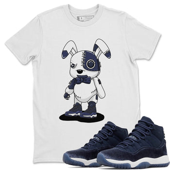 Jordan 11 Midnight Navy Sneaker Match Tees Cyborg Bunny Sneaker Tees Jordan 11 Midnight Navy Sneaker Release Tees Unisex Shirts