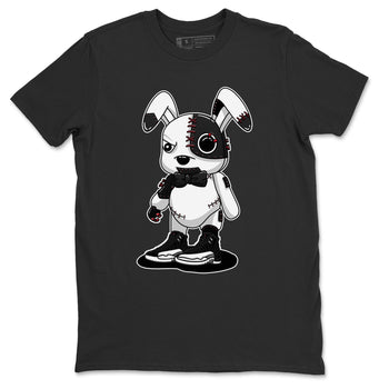 Jordan 12 Playoffs Sneaker Match Tees Cyborg Bunny Sneaker Tees Jordan 12 Playoffs Sneaker Release Tees Unisex Shirts