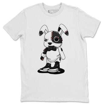 Jordan 12 Playoffs Sneaker Match Tees Cyborg Bunny Sneaker Tees Jordan 12 Playoffs Sneaker Release Tees Unisex Shirts