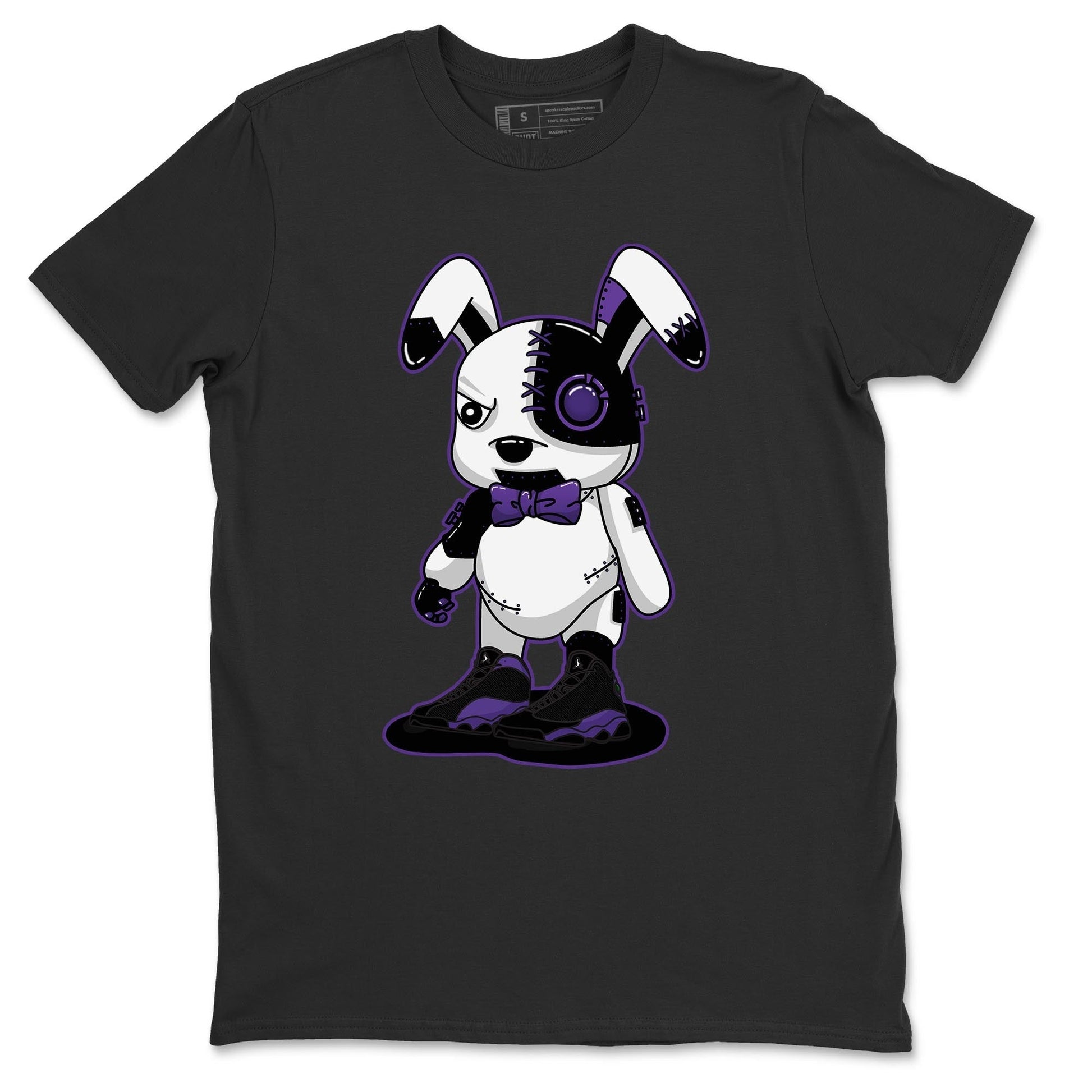 Jordan 13 Court Purple Sneaker Match Tees Cyborg Bunny Sneaker Tees Jordan 13 Court Purple Sneaker Release Tees Unisex Shirts