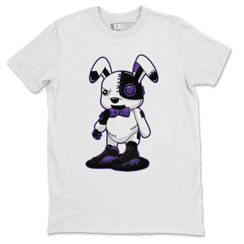 Jordan 13 Court Purple Sneaker Match Tees Cyborg Bunny Sneaker Tees Jordan 13 Court Purple Sneaker Release Tees Unisex Shirts
