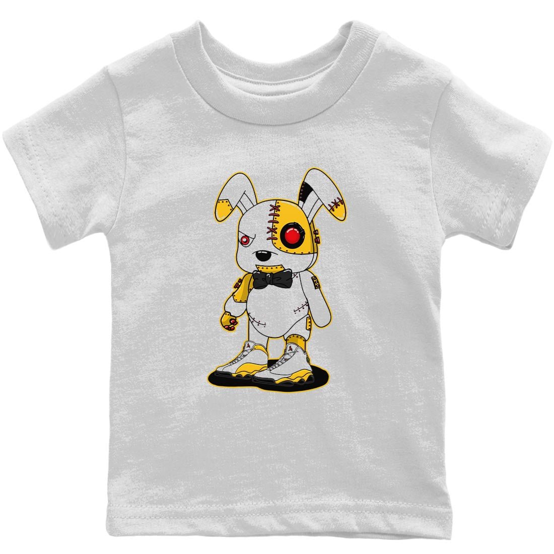 Jordan 13 Del Sol Sneaker Match Tees Cyborg Bunny Sneaker Tees Jordan 13 Del Sol Sneaker Release Tees Kids Shirts