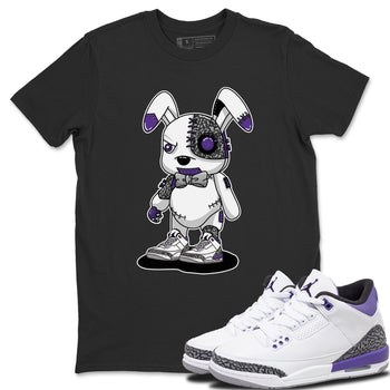 Jordan 3 Dark Iris Sneaker Match Tees Cyborg Bunny Sneaker Tees Jordan 3 Dark Iris Sneaker Release Tees Unisex Shirts