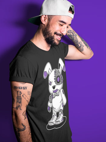 Jordan 3 Dark Iris Sneaker Match Tees Cyborg Bunny Sneaker Tees Jordan 3 Dark Iris Sneaker Release Tees Unisex Shirts