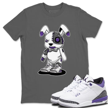 Jordan 3 Dark Iris Sneaker Match Tees Cyborg Bunny Sneaker Tees Jordan 3 Dark Iris Sneaker Release Tees Unisex Shirts