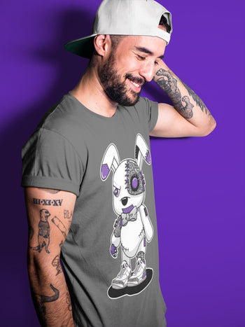 Jordan 3 Dark Iris Sneaker Match Tees Cyborg Bunny Sneaker Tees Jordan 3 Dark Iris Sneaker Release Tees Unisex Shirts