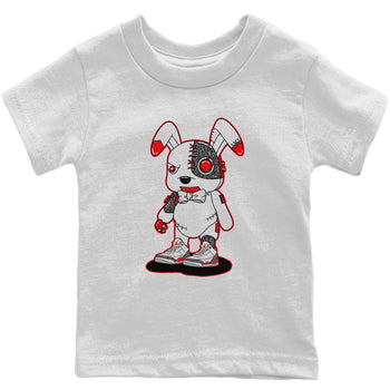 Jordan 3 Fire Red Sneaker Match Tees Cyborg Bunny Sneaker Tees Jordan 3 Fire Red Sneaker Release Tees Kids Shirts