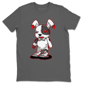 Jordan 3 Fire Red Sneaker Match Tees Cyborg Bunny Sneaker Tees Jordan 3 Fire Red Sneaker Release Tees Unisex Shirts
