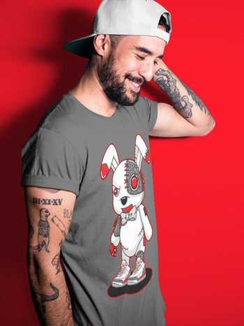 Jordan 3 Fire Red Sneaker Match Tees Cyborg Bunny Sneaker Tees Jordan 3 Fire Red Sneaker Release Tees Unisex Shirts