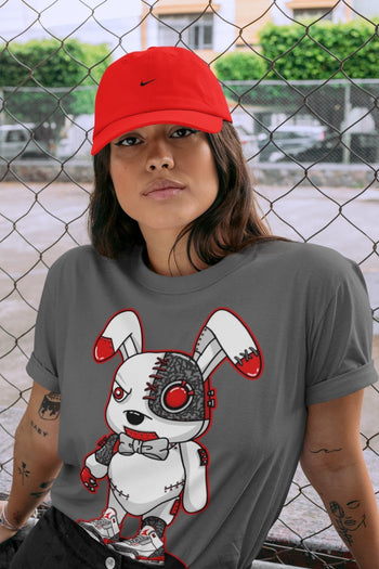 Jordan 3 Fire Red Sneaker Match Tees Cyborg Bunny Sneaker Tees Jordan 3 Fire Red Sneaker Release Tees Unisex Shirts