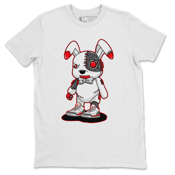 Jordan 3 Fire Red Sneaker Match Tees Cyborg Bunny Sneaker Tees Jordan 3 Fire Red Sneaker Release Tees Unisex Shirts