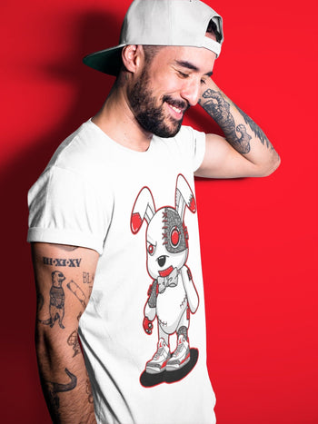 Jordan 3 Fire Red Sneaker Match Tees Cyborg Bunny Sneaker Tees Jordan 3 Fire Red Sneaker Release Tees Unisex Shirts