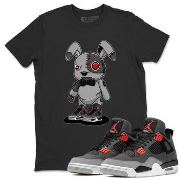 Jordan 4 Infrared Sneaker Match Tees Cyborg Bunny Sneaker Tees Jordan 4 Infrared Sneaker Release Tees Unisex Shirts
