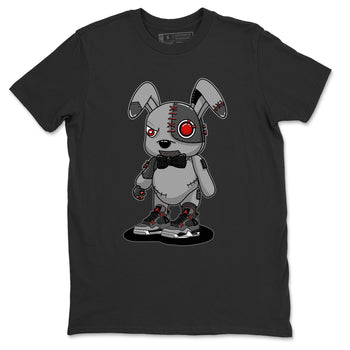 Jordan 4 Infrared Sneaker Match Tees Cyborg Bunny Sneaker Tees Jordan 4 Infrared Sneaker Release Tees Unisex Shirts