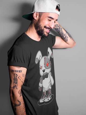 Jordan 4 Infrared Sneaker Match Tees Cyborg Bunny Sneaker Tees Jordan 4 Infrared Sneaker Release Tees Unisex Shirts