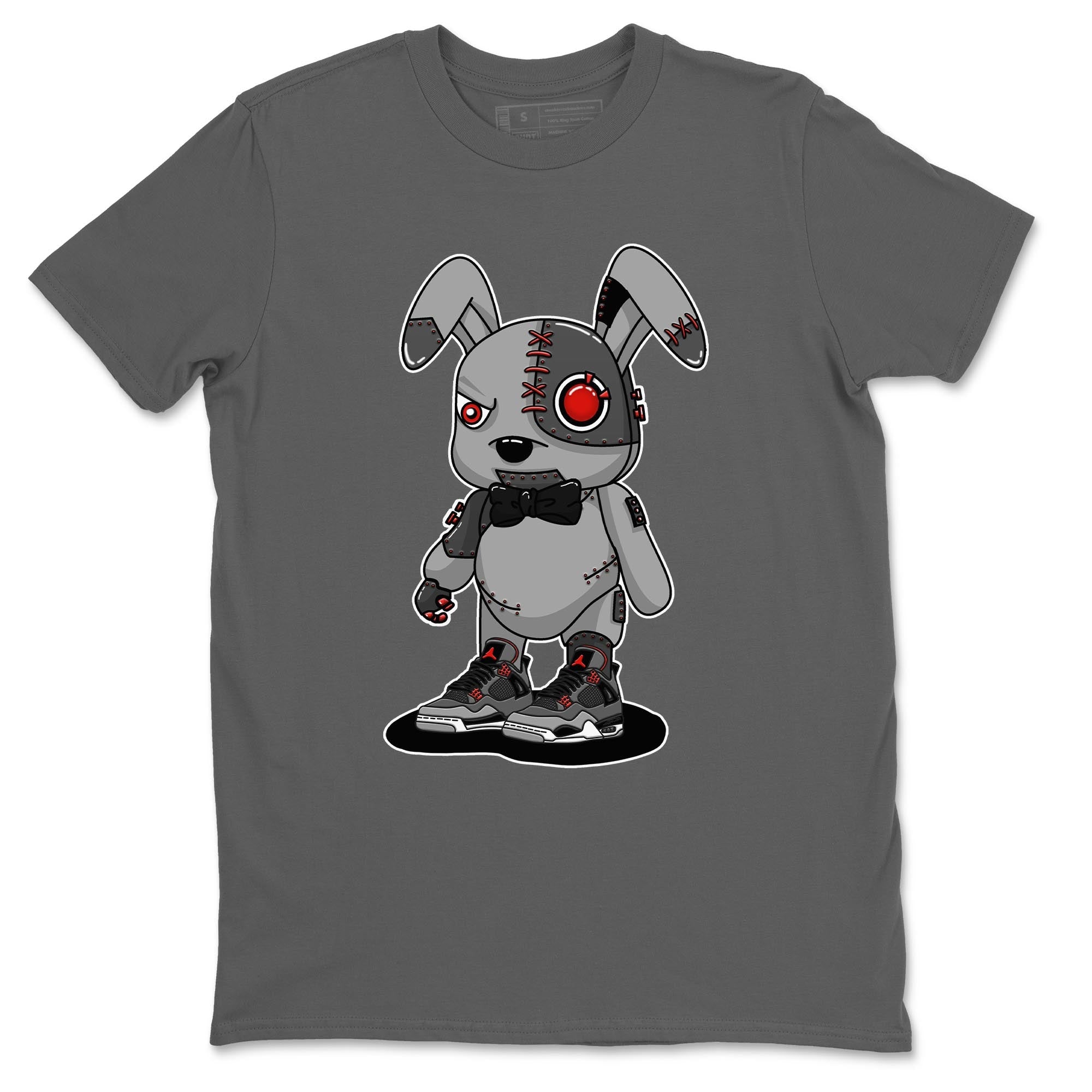 Jordan 4 Infrared Sneaker Match Tees Cyborg Bunny Sneaker Tees Jordan 4 Infrared Sneaker Release Tees Unisex Shirts