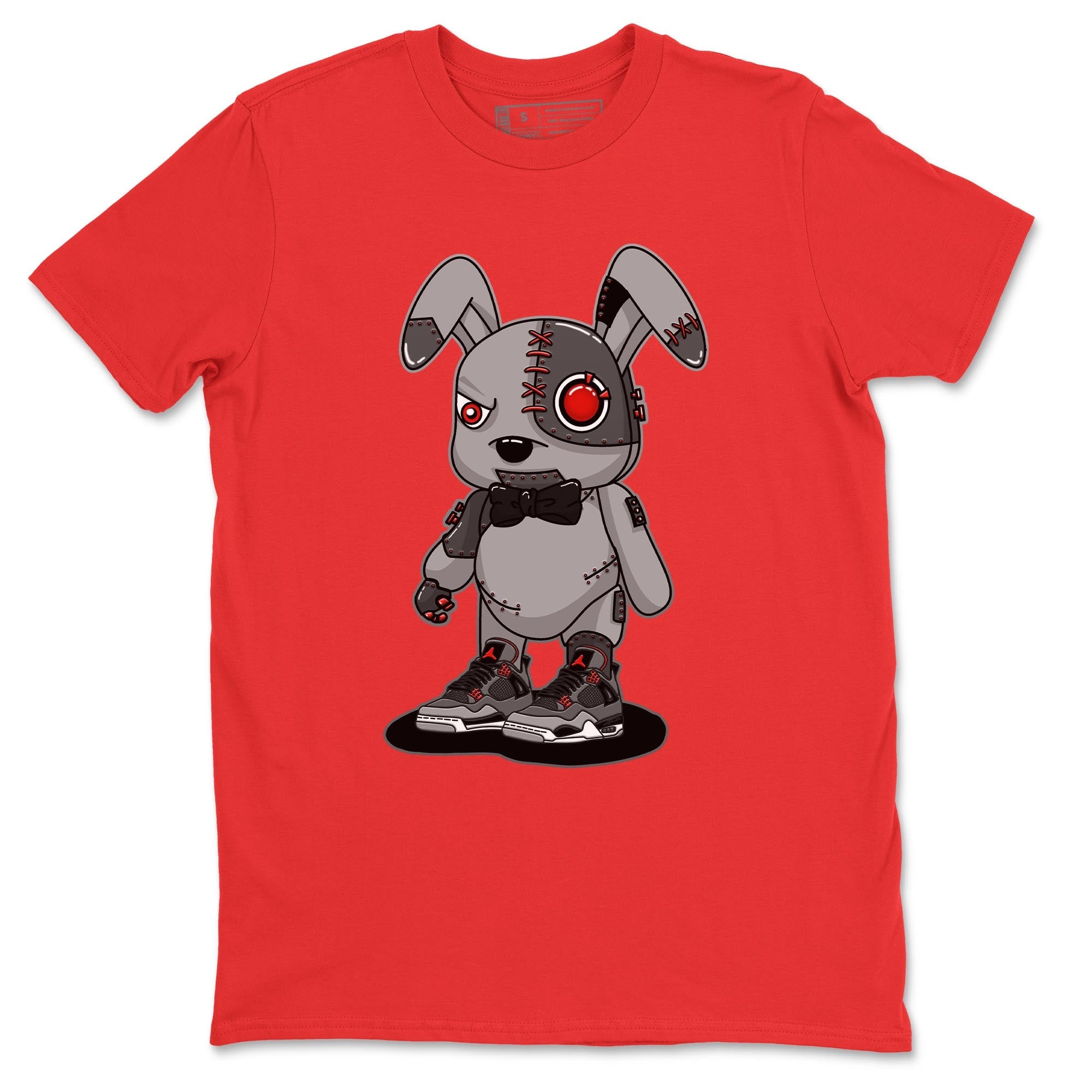 Jordan 4 Infrared Sneaker Match Tees Cyborg Bunny Sneaker Tees Jordan 4 Infrared Sneaker Release Tees Unisex Shirts