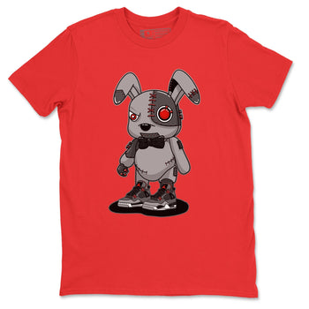 Jordan 4 Infrared Sneaker Match Tees Cyborg Bunny Sneaker Tees Jordan 4 Infrared Sneaker Release Tees Unisex Shirts