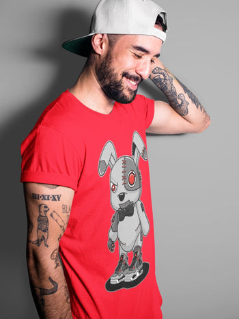 Jordan 4 Infrared Sneaker Match Tees Cyborg Bunny Sneaker Tees Jordan 4 Infrared Sneaker Release Tees Unisex Shirts