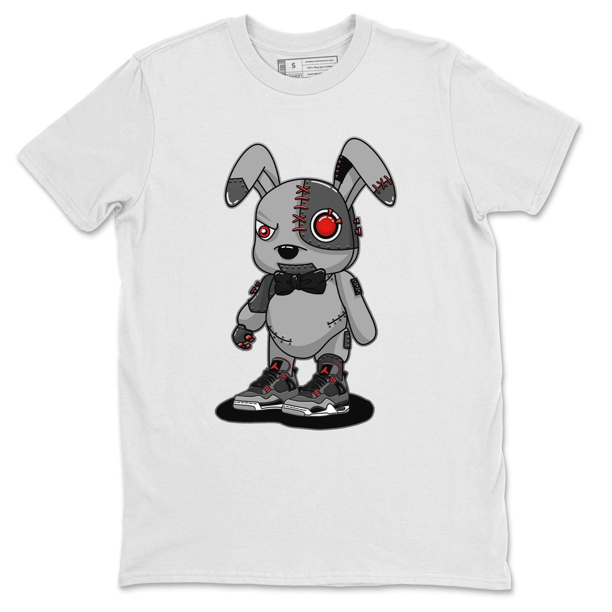 Jordan 4 Infrared Sneaker Match Tees Cyborg Bunny Sneaker Tees Jordan 4 Infrared Sneaker Release Tees Unisex Shirts