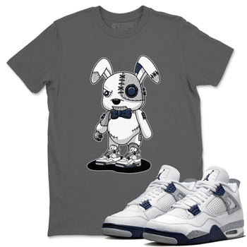Jordan 4 Midnight Navy Sneaker Match Tees Cyborg Bunny Sneaker Tees Jordan 4 Midnight Navy Sneaker Release Tees Unisex Shirts
