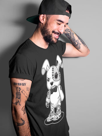 Jordan 4 Military Black Sneaker Match Tees Cyborg Bunny Sneaker Tees Jordan 4 Military Black Sneaker Release Tees Unisex Shirts