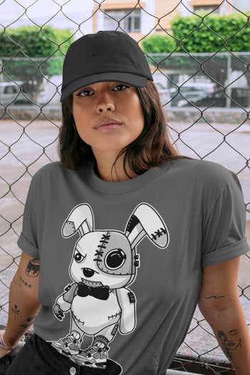 Jordan 4 Military Black Sneaker Match Tees Cyborg Bunny Sneaker Tees Jordan 4 Military Black Sneaker Release Tees Unisex Shirts