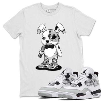 Jordan 4 Military Black Sneaker Match Tees Cyborg Bunny Sneaker Tees Jordan 4 Military Black Sneaker Release Tees Unisex Shirts