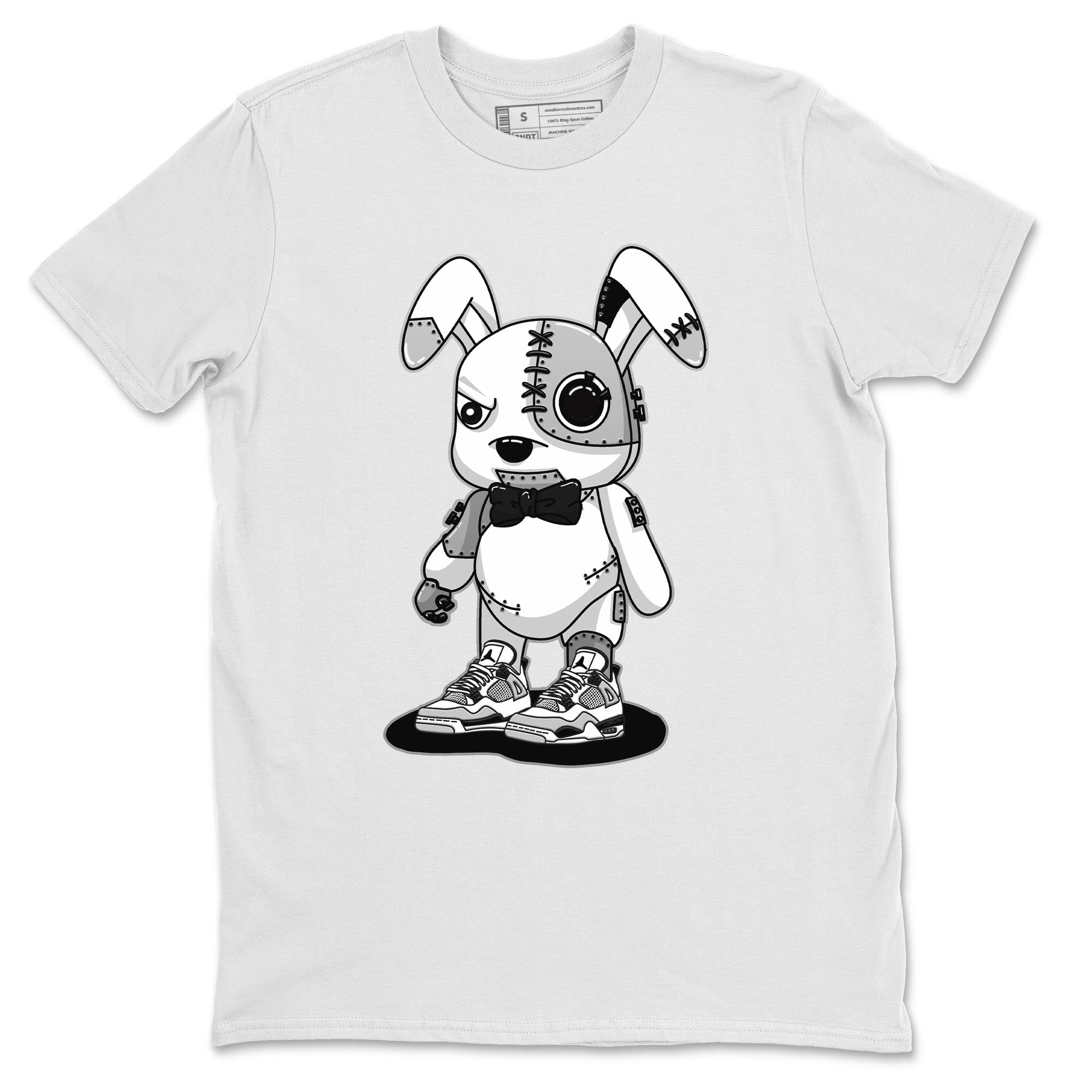 Jordan 4 Military Black Sneaker Match Tees Cyborg Bunny Sneaker Tees Jordan 4 Military Black Sneaker Release Tees Unisex Shirts