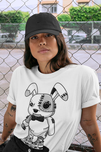 Jordan 4 Military Black Sneaker Match Tees Cyborg Bunny Sneaker Tees Jordan 4 Military Black Sneaker Release Tees Unisex Shirts