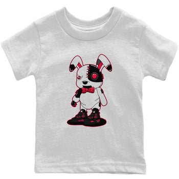 Jordan 4 Red Thunder Sneaker Match Tees Cyborg Bunny Sneaker Tees Jordan 4 Red Thunder Sneaker Release Tees Kids Shirts