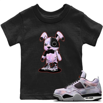 Jordan 4 Zen Master Sneaker Match Tees Cyborg Bunny Sneaker Tees Jordan 4 Zen Master Sneaker Release Tees Kids Shirts