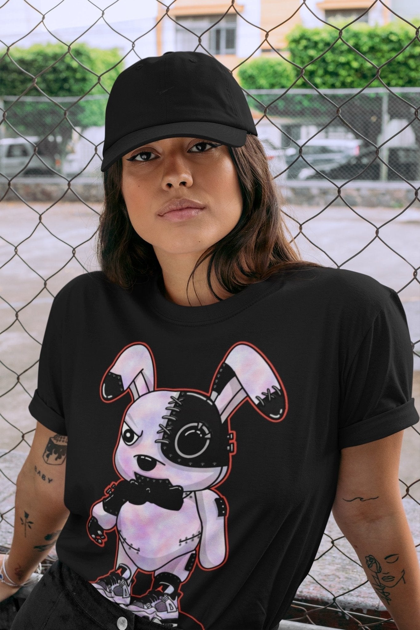 Jordan 4 Zen Master Sneaker Match Tees Cyborg Bunny Sneaker Tees Jordan 4 Zen Master Sneaker Release Tees Unisex Shirts