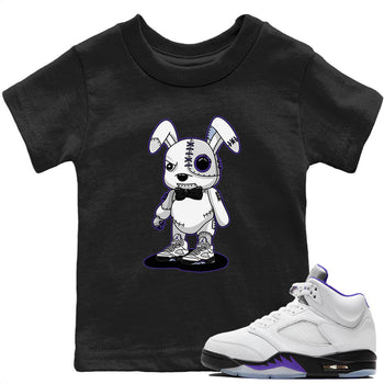 Jordan 5 Concord Sneaker Match Tees Cyborg Bunny Sneaker Tees Jordan 5 Concord Sneaker Release Tees Kids Shirts
