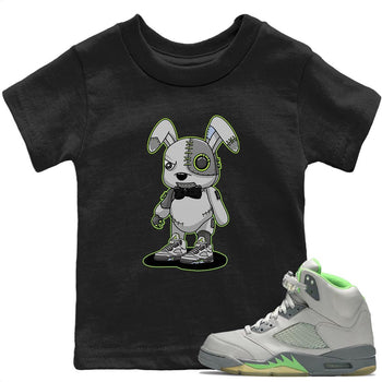 Jordan 5 Green Bean Sneaker Match Tees Cyborg Bunny Sneaker Tees Jordan 5 Green Bean Sneaker Release Tees Kids Shirts