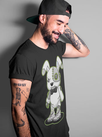 Jordan 5 Green Bean Sneaker Match Tees Cyborg Bunny Sneaker Tees Jordan 5 Green Bean Sneaker Release Tees Unisex Shirts