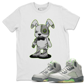 Jordan 5 Green Bean Sneaker Match Tees Cyborg Bunny Sneaker Tees Jordan 5 Green Bean Sneaker Release Tees Unisex Shirts