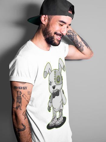 Jordan 5 Green Bean Sneaker Match Tees Cyborg Bunny Sneaker Tees Jordan 5 Green Bean Sneaker Release Tees Unisex Shirts