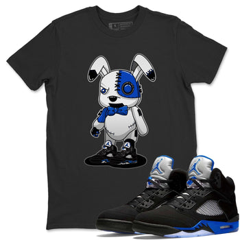 Jordan 5 Racer Blue Sneaker Match Tees Cyborg Bunny Sneaker Tees Jordan 5 Racer Blue Sneaker Release Tees Unisex Shirts